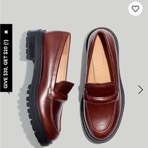 Madewell Bradley Lugsole Loafer in Leather